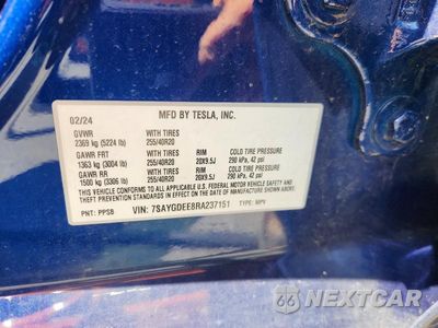 Zdjęcie 13 z 13 samochodu: 2024 TESLA MODEL Y VIN:7SAYGDEE8RA237151 - miniatura