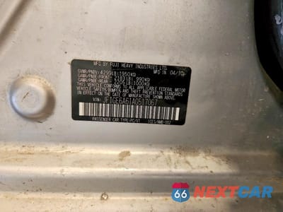 Zdjęcie 13 z 13 samochodu: 2010 SUBARU IMPREZA 2.5I VIN:JF1GE6A61AG517067 - miniatura