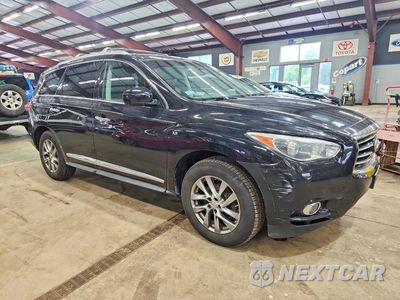 Czwarte zdjęcie samochodu z boku: 2014 INFINITI QX60 BASE VIN:5N1AL0MM9EC544443 - miniatura