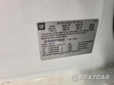 Zdjęcie 12 z 12 samochodu: 2015 GMC SIERRA K3500 DENALI VIN:1GT424E83FF525478 - miniatura