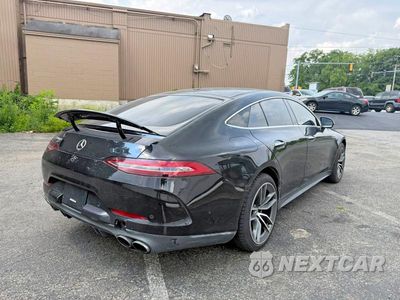 Czwarte zdjęcie samochodu z boku: 2021 MERCEDES-BENZ AMG GT 43 VIN:W1K7X5KB9MA037737 - miniatura