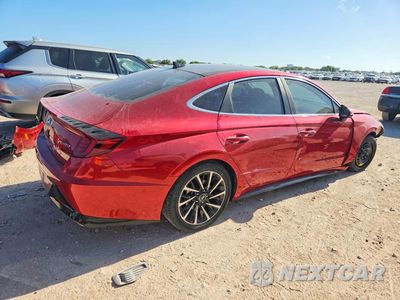 Trzecie zdjęcie samochodu z tyłu: 2021 HYUNDAI SONATA LIMITED VIN:5NPEH4J2XMH080373 - miniatura
