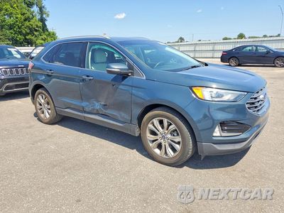 Czwarte zdjęcie samochodu z boku: 2019 FORD EDGE TITANIUM VIN:2FMPK3K97KBC64383 - miniatura