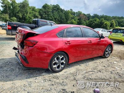 Trzecie zdjęcie samochodu z tyłu: 2020 KIA FORTE LXS VIN:3KPF24AD1LE245771 - miniatura