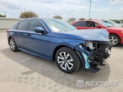 Czwarte zdjęcie samochodu z boku: 2026 HONDA CIVIC LX VIN:2HGFE2F2XTH611185 - miniatura