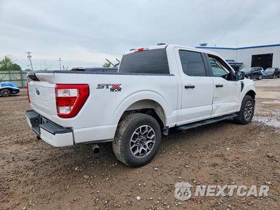 Trzecie zdjęcie samochodu z tyłu: 2021 FORD F150 SUPERCREW VIN:1FTFW1E59MKD11097 - miniatura