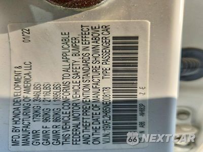 Zdjęcie 13 z 13 samochodu: 2022 HONDA CIVIC VIN:19XFL2H85NE008178 - miniatura