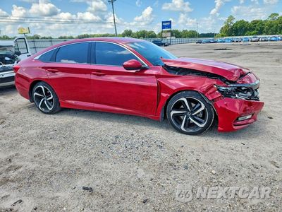 Czwarte zdjęcie samochodu z boku: 2018 HONDA ACCORD SPORT VIN:1HGCV1F34JA190288 - miniatura