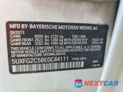 Zdjęcie 13 z 13 samochodu: 2014 BMW X6 XDRIVE35I VIN:5UXFG2C58E0C44111 - miniatura
