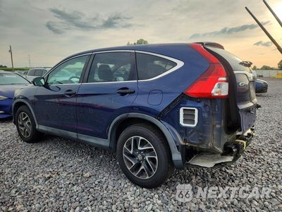 Drugie zdjęcie samochodu z przodu: 2016 HONDA CR-V SE VIN:5J6RM4H43GL055863 - miniatura