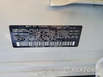 Zdjęcie 14 z 14 samochodu: 2021 SUBARU FORESTER SPORT VIN:JF2SKARC1MH570507 - miniatura