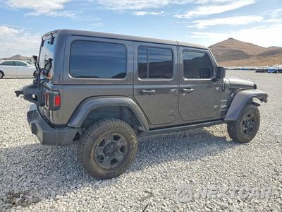 Trzecie zdjęcie samochodu z tyłu: 2018 JEEP WRANGLER UNLIMITED SAHARA VIN:1C4HJXEG7JW108709 - miniatura