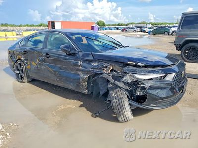 Czwarte zdjęcie samochodu z boku: 2025 HONDA ACCORD HYBRID SPORT VIN:1HGCY2F56SA040540 - miniatura