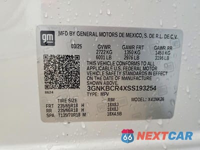 Zdjęcie 14 z 14 samochodu: 2025 CHEVROLET BLAZER 2LT VIN:3GNKBCR4XSS193254 - miniatura