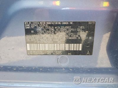 Zdjęcie 12 z 12 samochodu: 2011 TOYOTA RAV4 BASE VIN:2T3BF4DV1BW134504 - miniatura