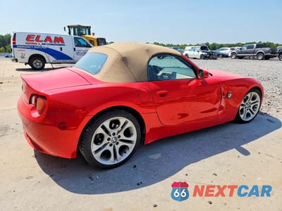 Trzecie zdjęcie samochodu z tyłu: 2003 BMW Z4 3.0 VIN:4USBT53413LT24552 - miniatura