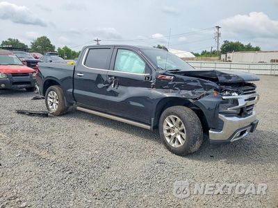 Czwarte zdjęcie samochodu z boku: 2021 CHEVROLET SILVERADO K1500 LTZ VIN:3GCUYGED6MG297078 - miniatura