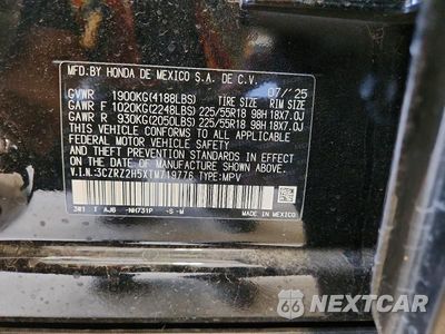 Zdjęcie 13 z 13 samochodu: 2026 HONDA HR-V SPORT VIN:3CZRZ2H5XTM719776 - miniatura