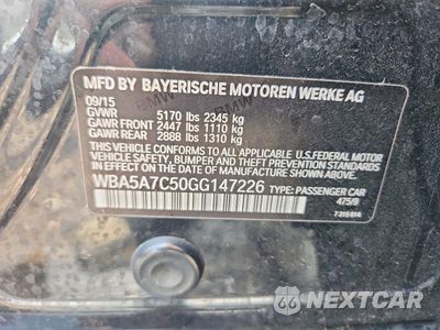 Zdjęcie 13 z 13 samochodu: 2016 BMW 528 XI VIN:WBA5A7C50GG147226 - miniatura