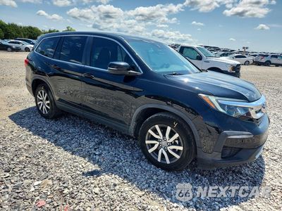 Czwarte zdjęcie samochodu z boku: 2021 HONDA PILOT EXL VIN:5FNYF5H51MB015225 - miniatura