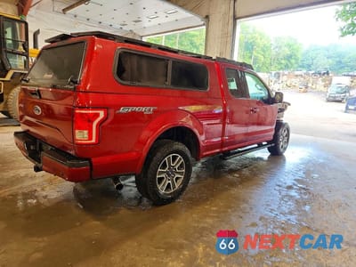 Trzecie zdjęcie samochodu z tyłu: 2015 FORD F150 SUPER CAB VIN:1FTFX1EGXFFD10809 - miniatura