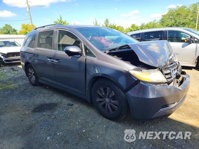 Czwarte zdjęcie samochodu z boku: 2017 HONDA ODYSSEY SE VIN:5FNRL5H35HB014273 - miniatura