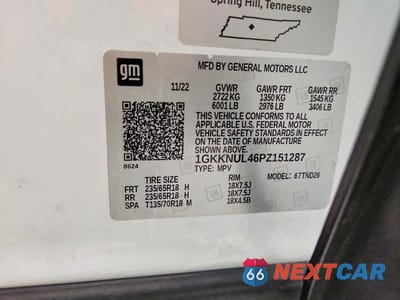 Zdjęcie 13 z 13 samochodu: 2023 GMC ACADIA SLT VIN:1GKKNUL46PZ151287 - miniatura