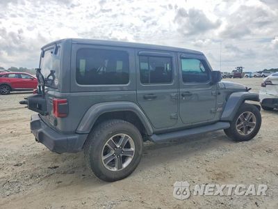 Trzecie zdjęcie samochodu z tyłu: 2020 JEEP WRANGLER UNLIMITED SAHARA VIN:1C4HJXEN7LW264105 - miniatura