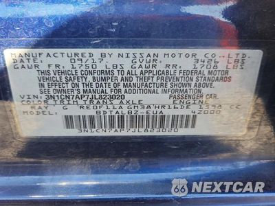 Zdjęcie 12 z 12 samochodu: 2018 NISSAN VERSA SV VIN:3N1CN7AP7JL823020 - miniatura
