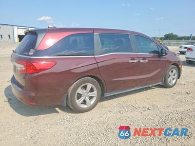 Trzecie zdjęcie samochodu z tyłu: 2020 HONDA ODYSSEY EXL VIN:5FNRL6H7XLB053796 - miniatura