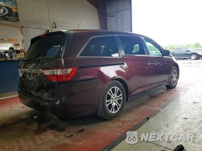 Trzecie zdjęcie samochodu z tyłu: 2012 HONDA ODYSSEY EXL VIN:5FNRL5H66CB122226 - miniatura
