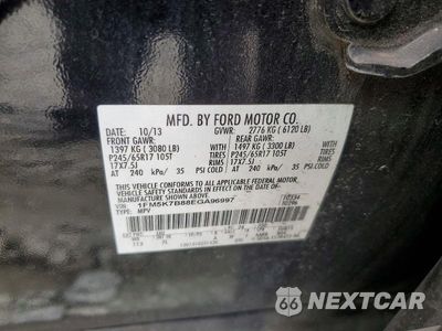 Zdjęcie 13 z 13 samochodu: 2014 FORD EXPLORER VIN:1FM5K7B88EGA96997 - miniatura