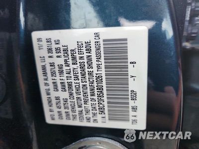 Zdjęcie 12 z 12 samochodu: 2010 HONDA ACCORD EXL VIN:5KBCP3F85AB010261 - miniatura