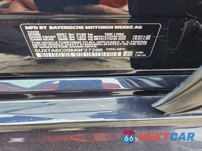 Zdjęcie 12 z 12 samochodu: 2021 BMW X5 XDRIVE45E VIN:5UXTA6C09M9F27286 - miniatura