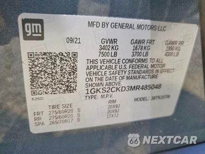 Zdjęcie 13 z 13 samochodu: 2021 GMC YUKON AT4 VIN:1GKS2CKD3MR485048 - miniatura