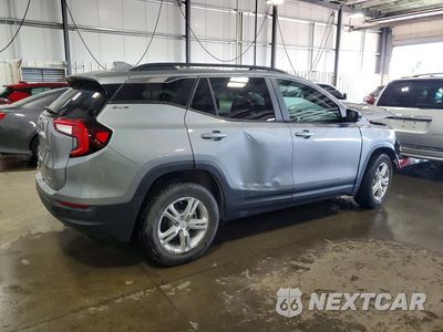 Trzecie zdjęcie samochodu z tyłu: 2023 GMC TERRAIN SLE VIN:3GKALTEG3PL223329 - miniatura
