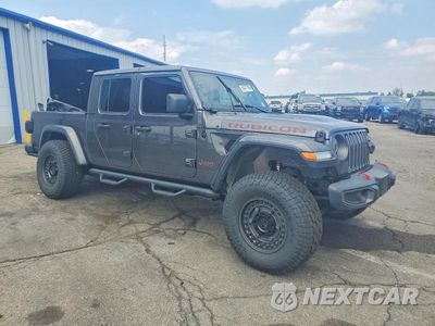 Czwarte zdjęcie samochodu z boku: 2020 JEEP GLADIATOR RUBICON VIN:1C6JJTBG7LL167527 - miniatura