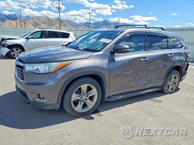 2015 TOYOTA HIGHLANDER LIMITED 5TDDKRFH8FS093434 - główne zdjęcie licytacji z USA - miniatura