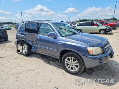 Czwarte zdjęcie samochodu z boku: 2006 TOYOTA HIGHLANDER HYBRID VIN:JTEEW21A260028376 - miniatura