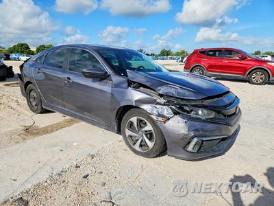 Czwarte zdjęcie samochodu z boku: 2021 HONDA CIVIC LX VIN:2HGFC2F60MH546406 - miniatura