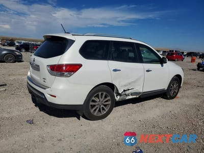 Trzecie zdjęcie samochodu z tyłu: 2014 NISSAN PATHFINDER SL VIN:5N1AR2MM7EC644177 - miniatura
