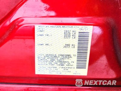 Zdjęcie 12 z 12 samochodu: 2017 NISSAN ALTIMA 2.5 SR VIN:1N4AL3AP9HC280901 - miniatura