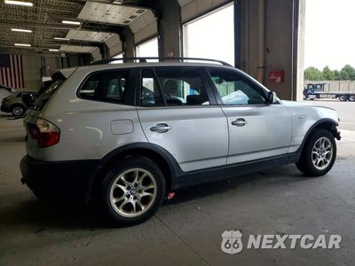 Trzecie zdjęcie samochodu z tyłu: 2004 BMW X3 2.5I VIN:WBXPA73424WB25240 - miniatura