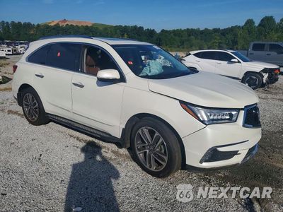 Czwarte zdjęcie samochodu z boku: 2017 ACURA MDX ADVANCE VIN:5FRYD4H95HB024064 - miniatura