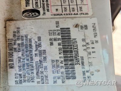 Zdjęcie 12 z 12 samochodu: 2012 FORD FUSION SE VIN:3FAHP0HAXCR327074 - miniatura