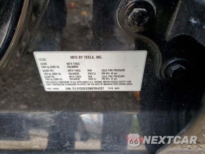 Zdjęcie 12 z 12 samochodu: 2021 TESLA MODEL Y VIN:5YJYGDEE0MF084287 - miniatura