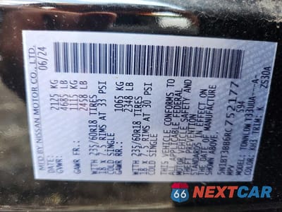 Zdjęcie 14 z 14 samochodu: 2024 NISSAN ROGUE SV VIN:5N1BT3BB6RC752177 - miniatura