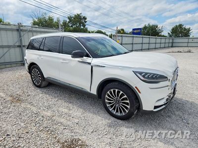 Czwarte zdjęcie samochodu z boku: 2022 LINCOLN AVIATOR RESERVE VIN:5LM5J7XC7NGL07992 - miniatura