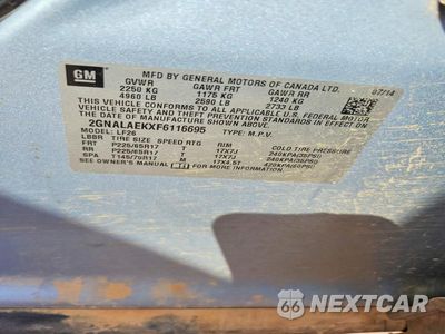Zdjęcie 13 z 13 samochodu: 2015 CHEVROLET EQUINOX LS VIN:2GNALAEKXF6116695 - miniatura