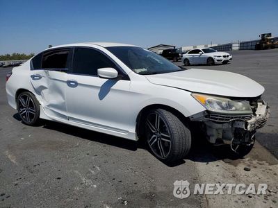 Czwarte zdjęcie samochodu z boku: 2016 HONDA ACCORD SPORT VIN:1HGCR2F58GA017782 - miniatura